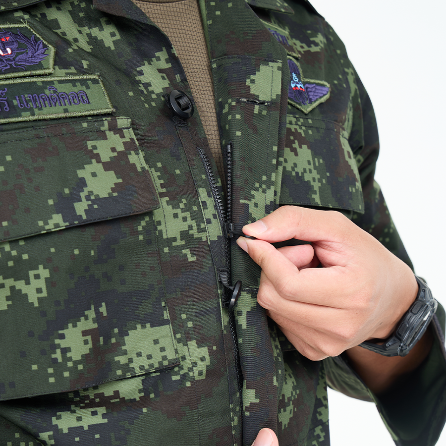 VALOR PX - NATIVE BDU Shirt, camouflage training shirt, Royal Thai Army.