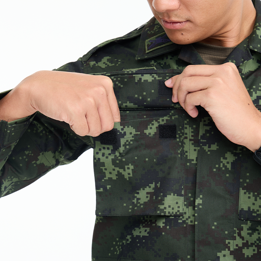 VALOR PX - NATIVE BDU Shirt, camouflage training shirt, Royal Thai Army.