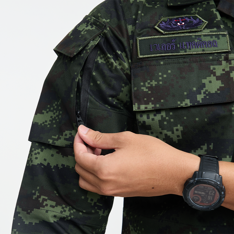 VALOR PX - NATIVE BDU Shirt, camouflage training shirt, Royal Thai Army.