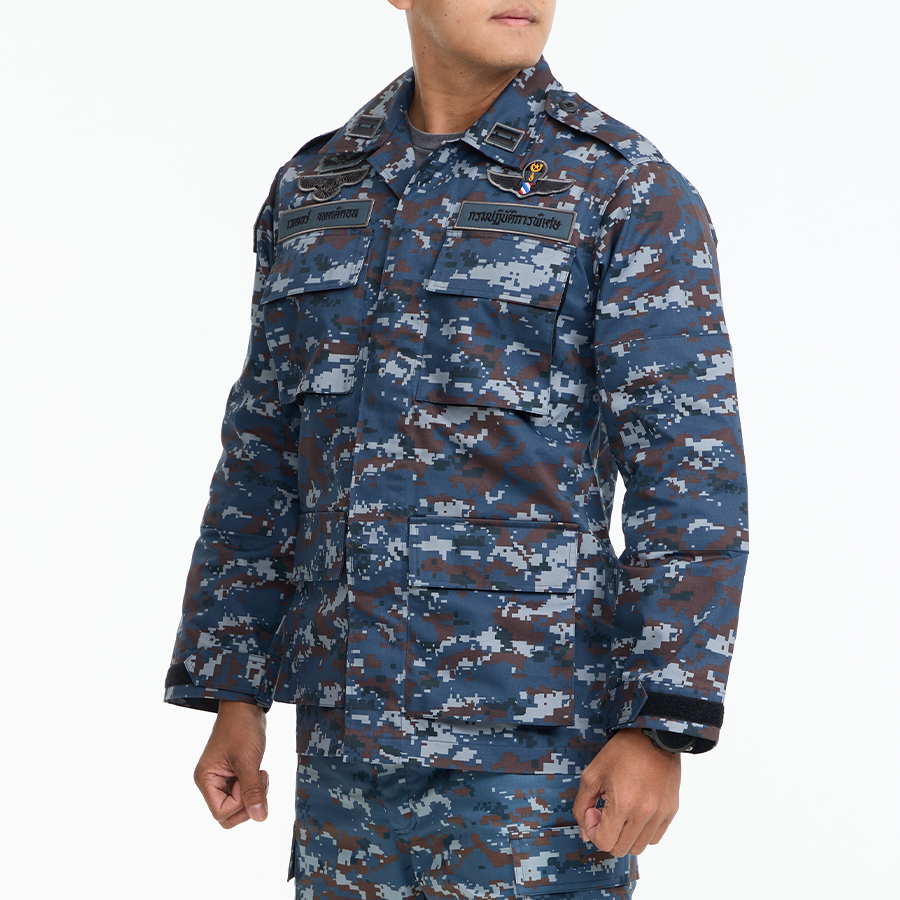 เสื้อทหาร VALOR PX - Native BDU Shirt เสื้อชุดฝึกลายพราง ทหารอากาศ RTAF