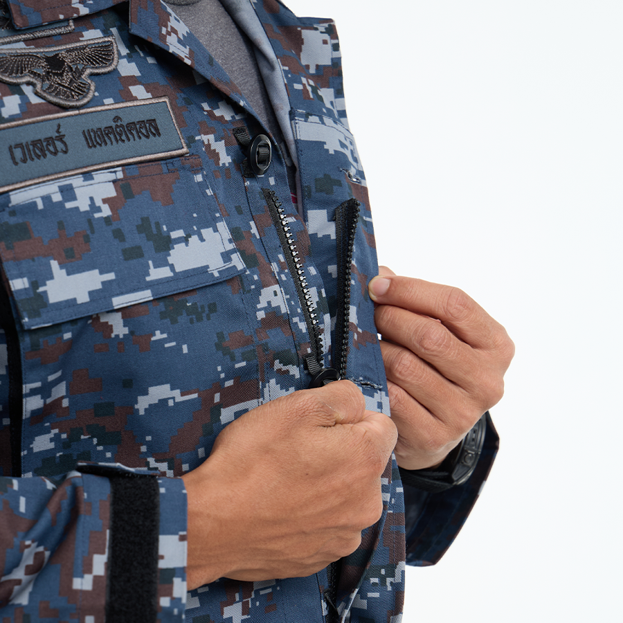 เสื้อทหาร VALOR PX - Native BDU Shirt เสื้อชุดฝึกลายพราง ทหารอากาศ RTAF