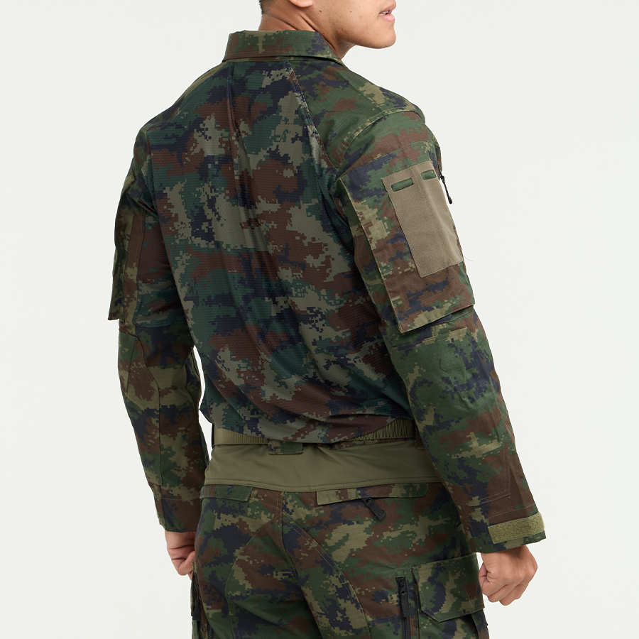 Valor PX - NATIVE COMBAT SHIRT, camouflage combat shirt, navy