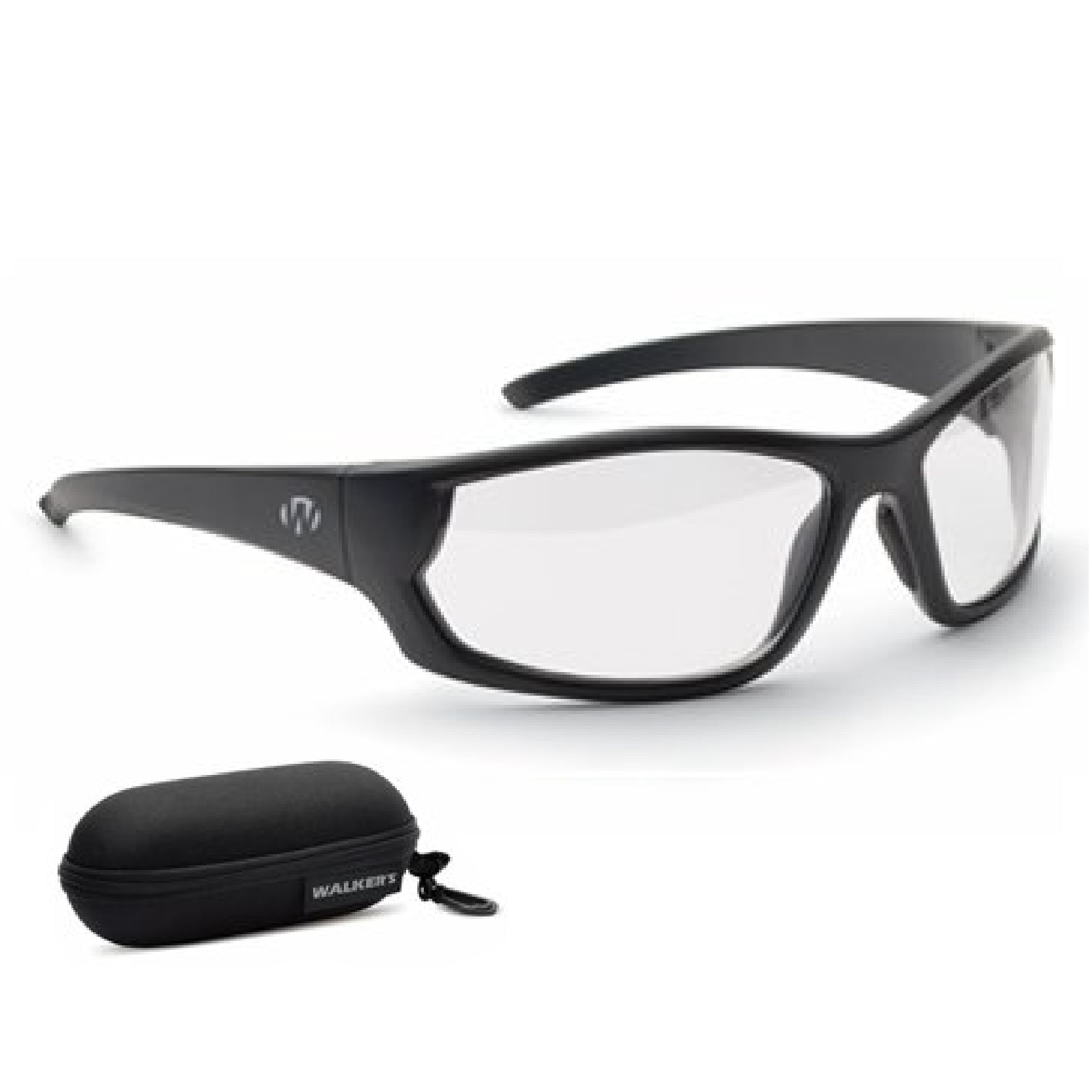 Walker's Ikon Carbine Shooting Glasses Full Frame with Case