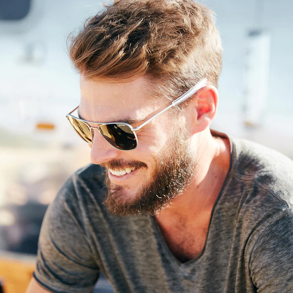 Randolph - Aviator Matte Chrome & AGX แว่นตาที่หนังดังจาก