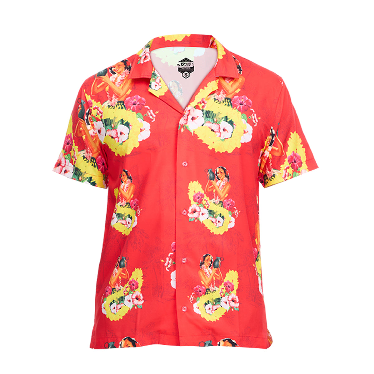 เสื้อฮาวาย VALOR PX - Girl Bomb Kids' Hawaii Shirts เสื้อใส่เที่ยว สำหรับเด็ก