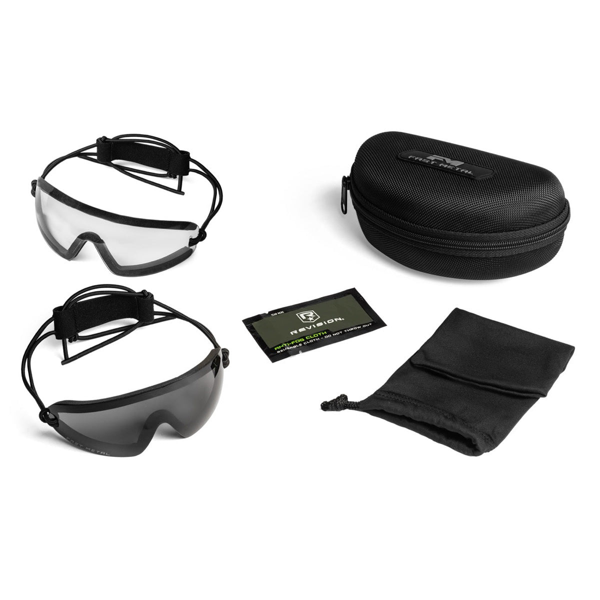 Fast Metal - Zant Retail Box 2 Lenses Glasses Clear & Gray