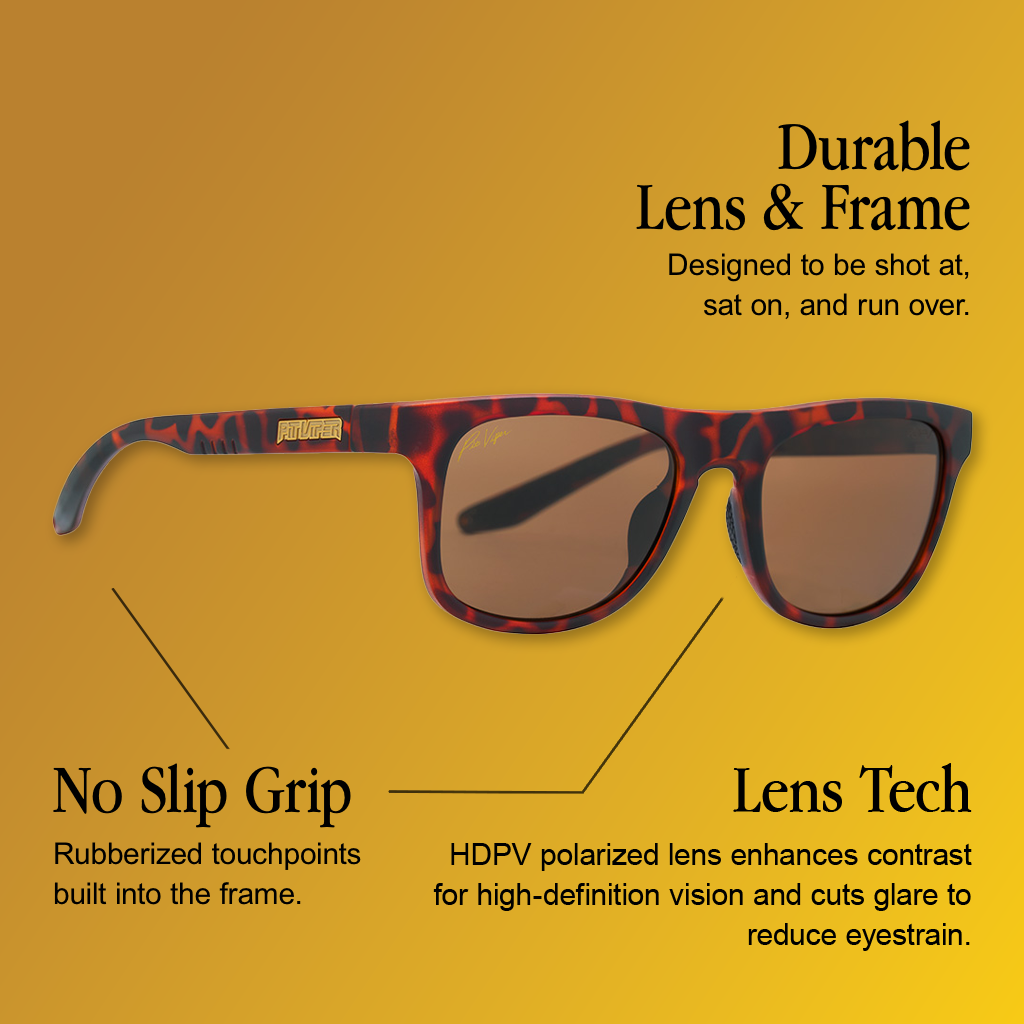 Pit Viper - The Exec Highball, HDPV Polarized Red