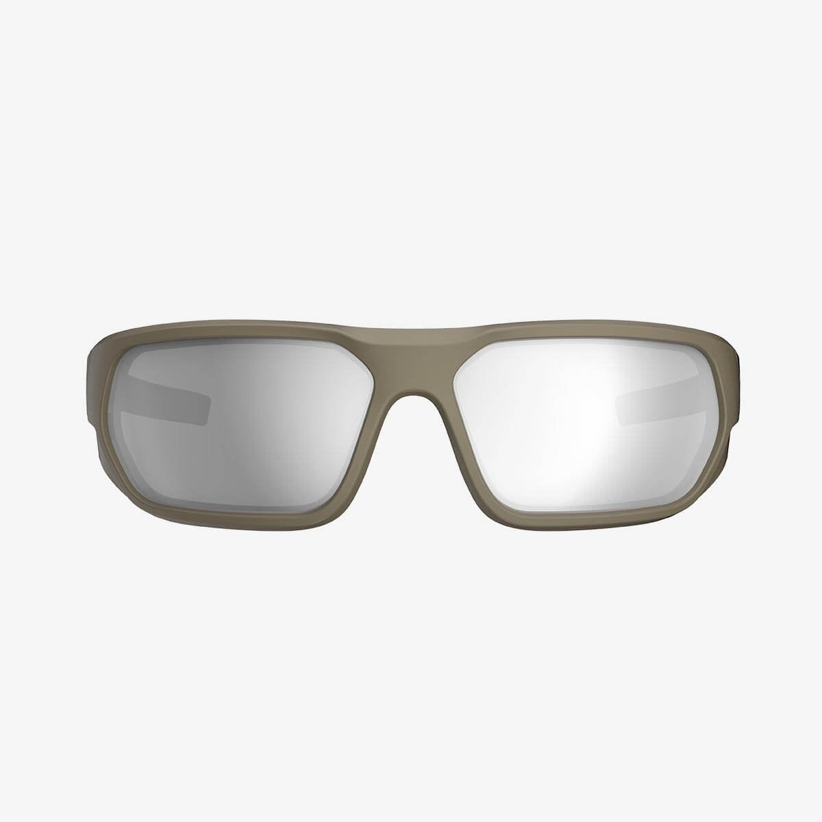 Magpul Radius Eyewear Polarized - Flat Dark Earth Frame, Gray Lens/Silver Mirror