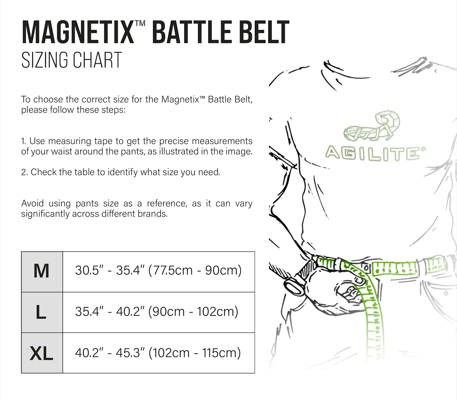 Agilite Magnetix EDC Belt