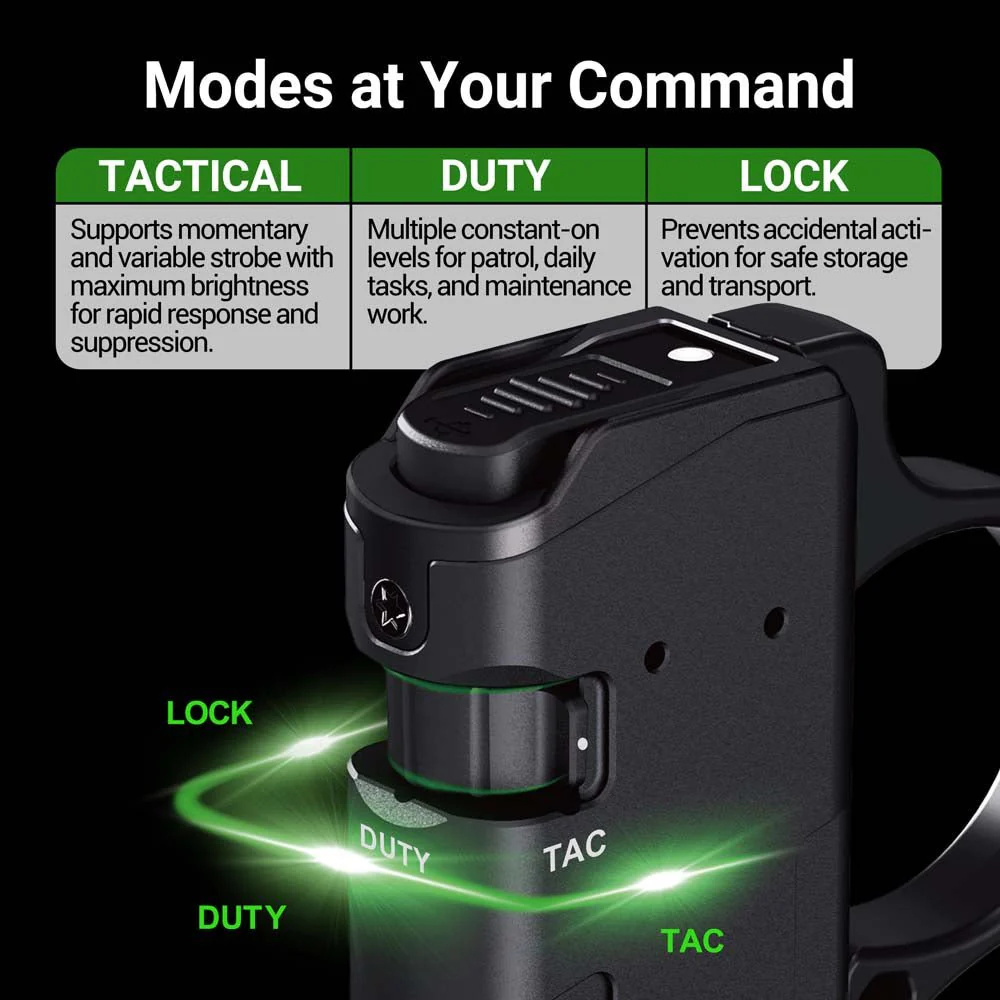 Nextorch TA70 Ultra-Slim Tactical EDC Flashlight - front view