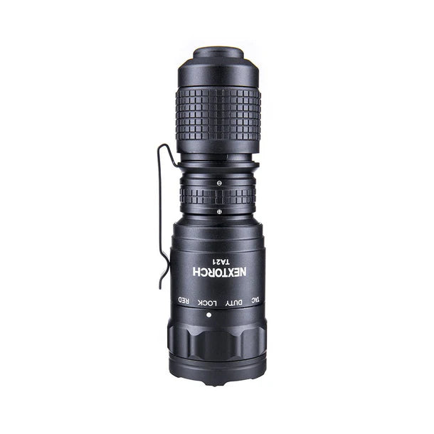 Nextorch - TA21 Pocket Carry Tactical Flashlight Set (Red /White) dual light source
