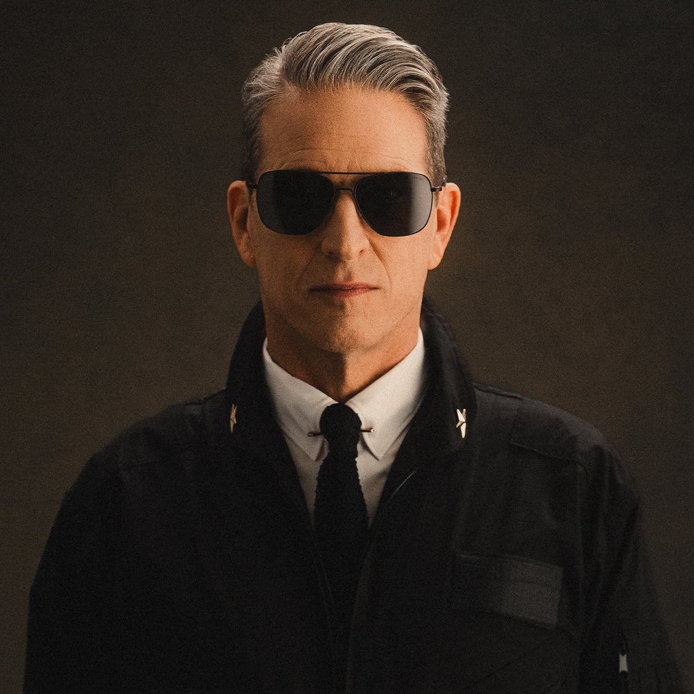 คนใส่แว่น Randolph - Aviator Midnight Force & American Gray