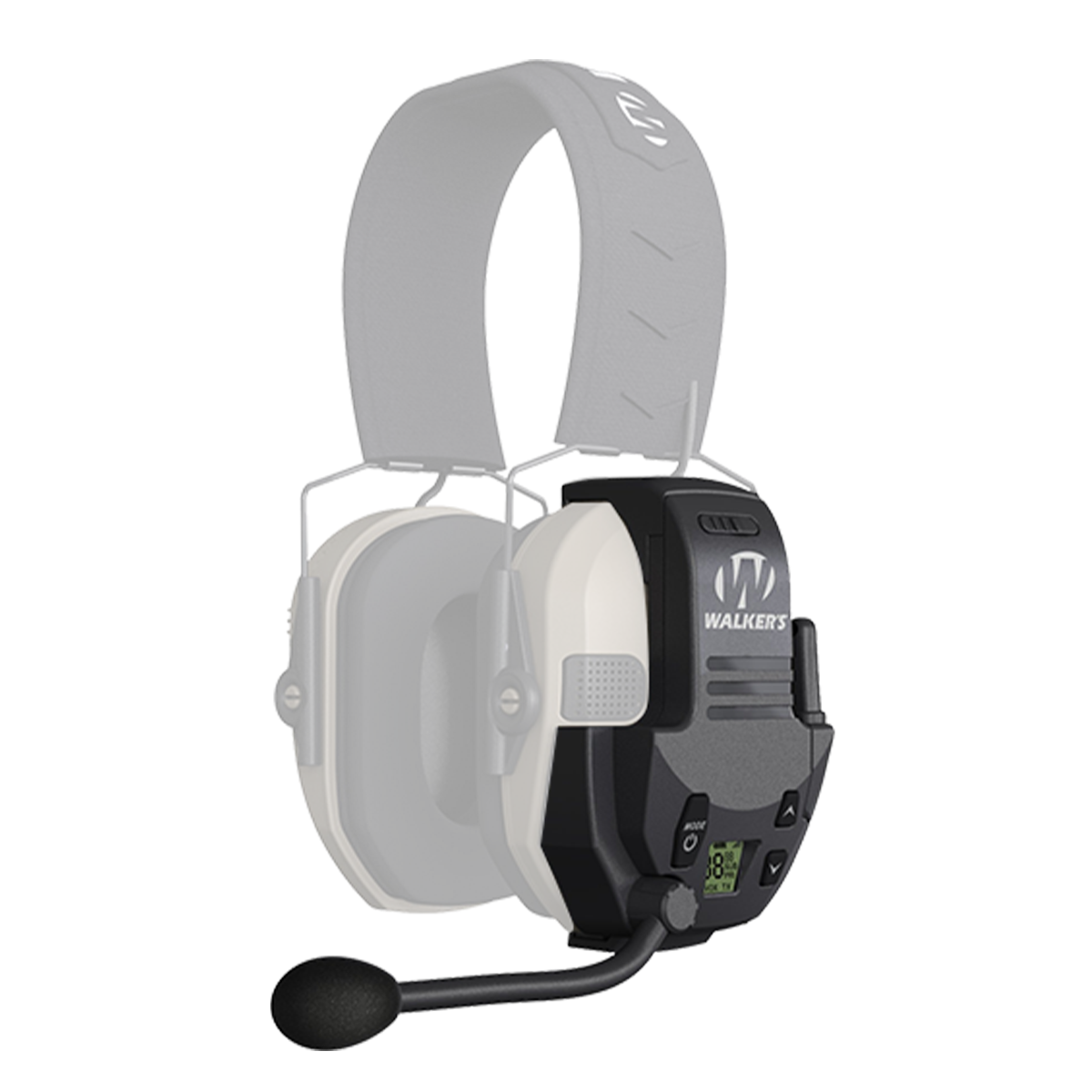 Walker's Razor Walkie Talkie Attachment, Handsfree Communication up to 3 Miles