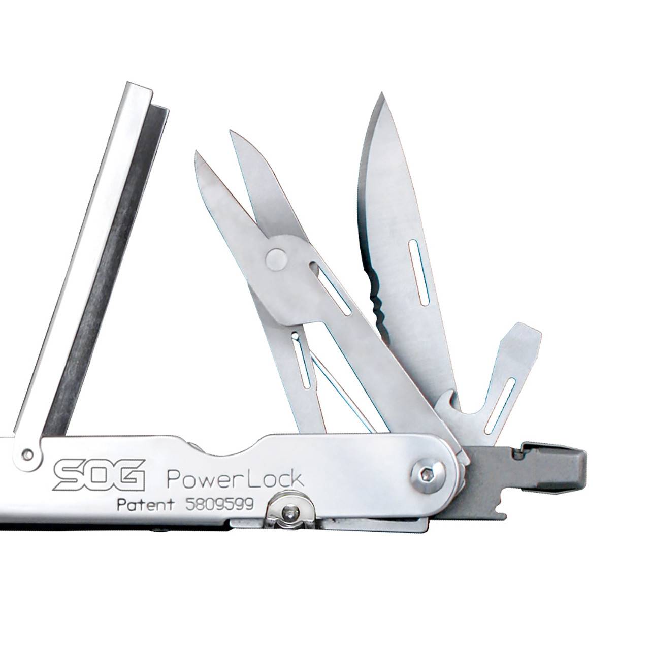 SOG - PowerLock Satin, Scissors, Nylon Pouch - back view