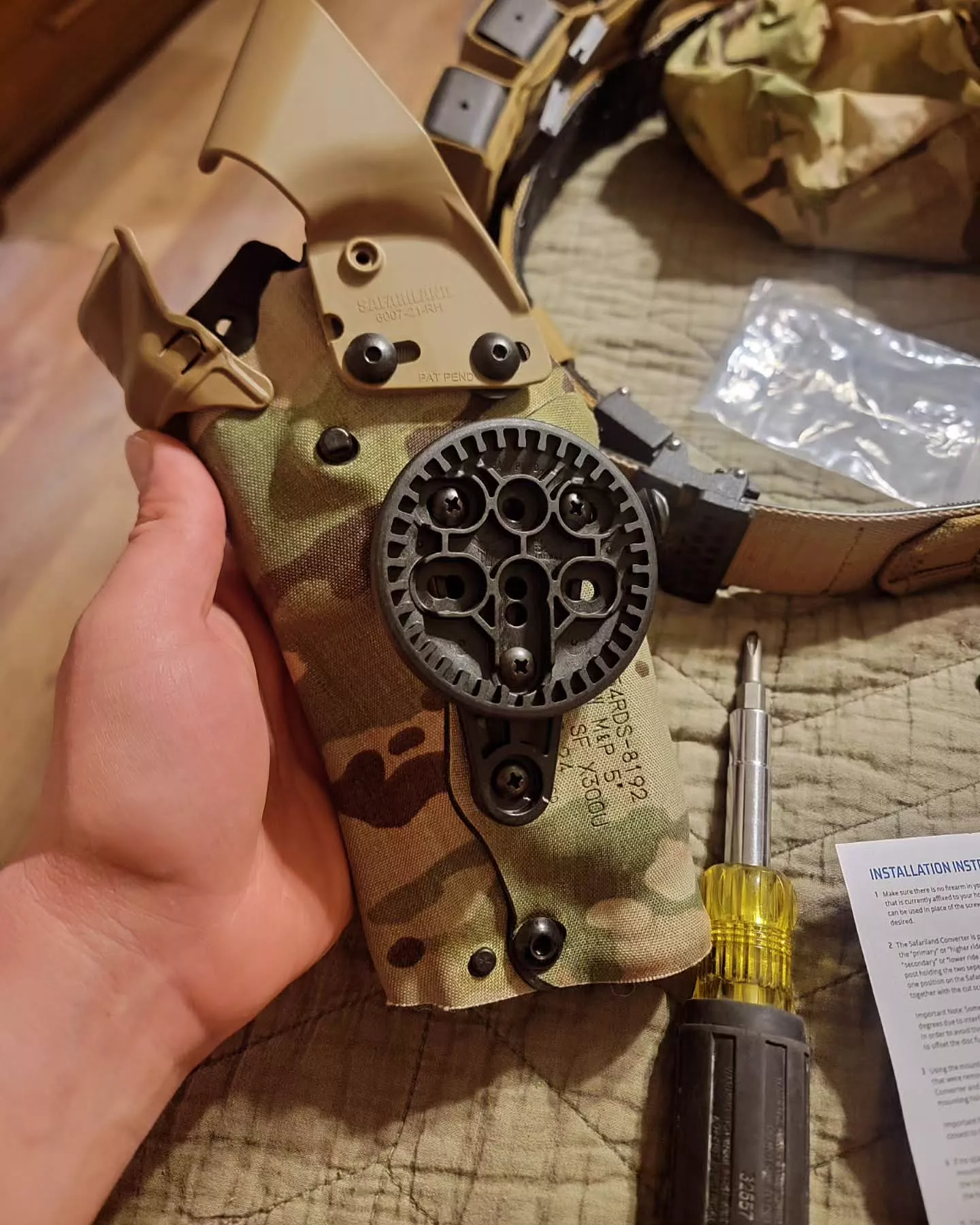 Bladetech - Tek-Mount Safariland® Holster Adapter Kit