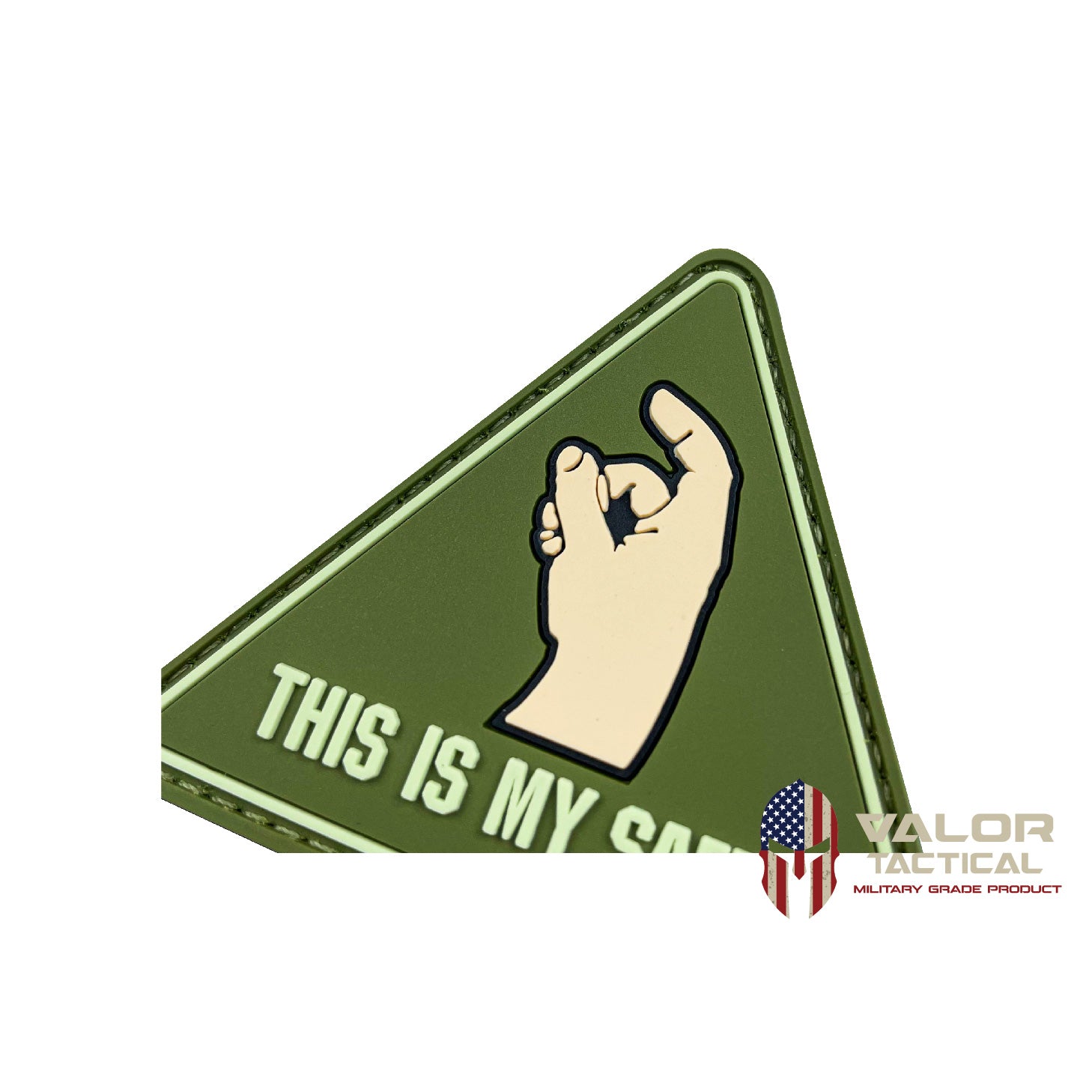 แพทซ์เวลโคร VALOR PX - PVC Patches this is my safety - Ranger green อาร์มพีวีซี ติดแขน