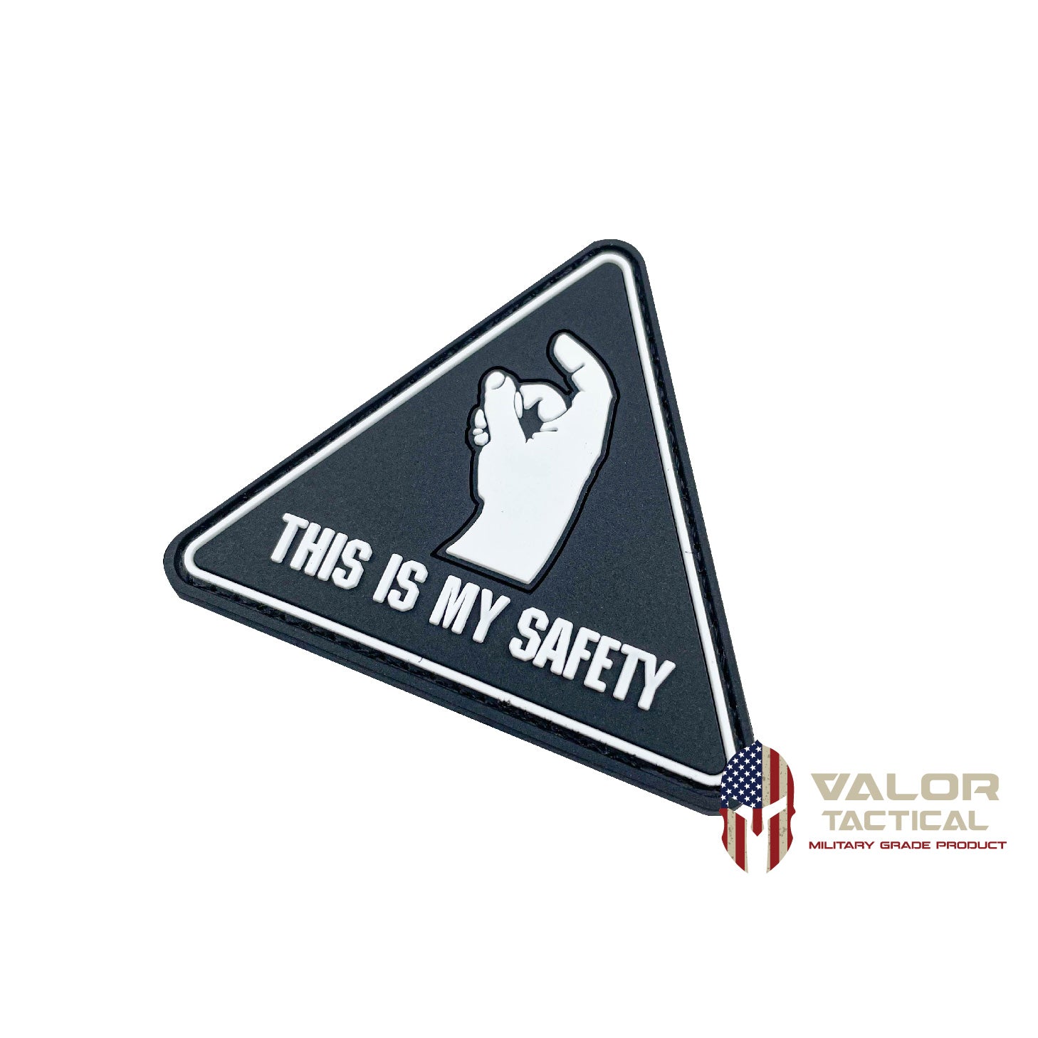 แพทซ์เวลโคร VALOR PX - PVC Patches this is my safety - black อาร์มพีวีซี ติดแขน