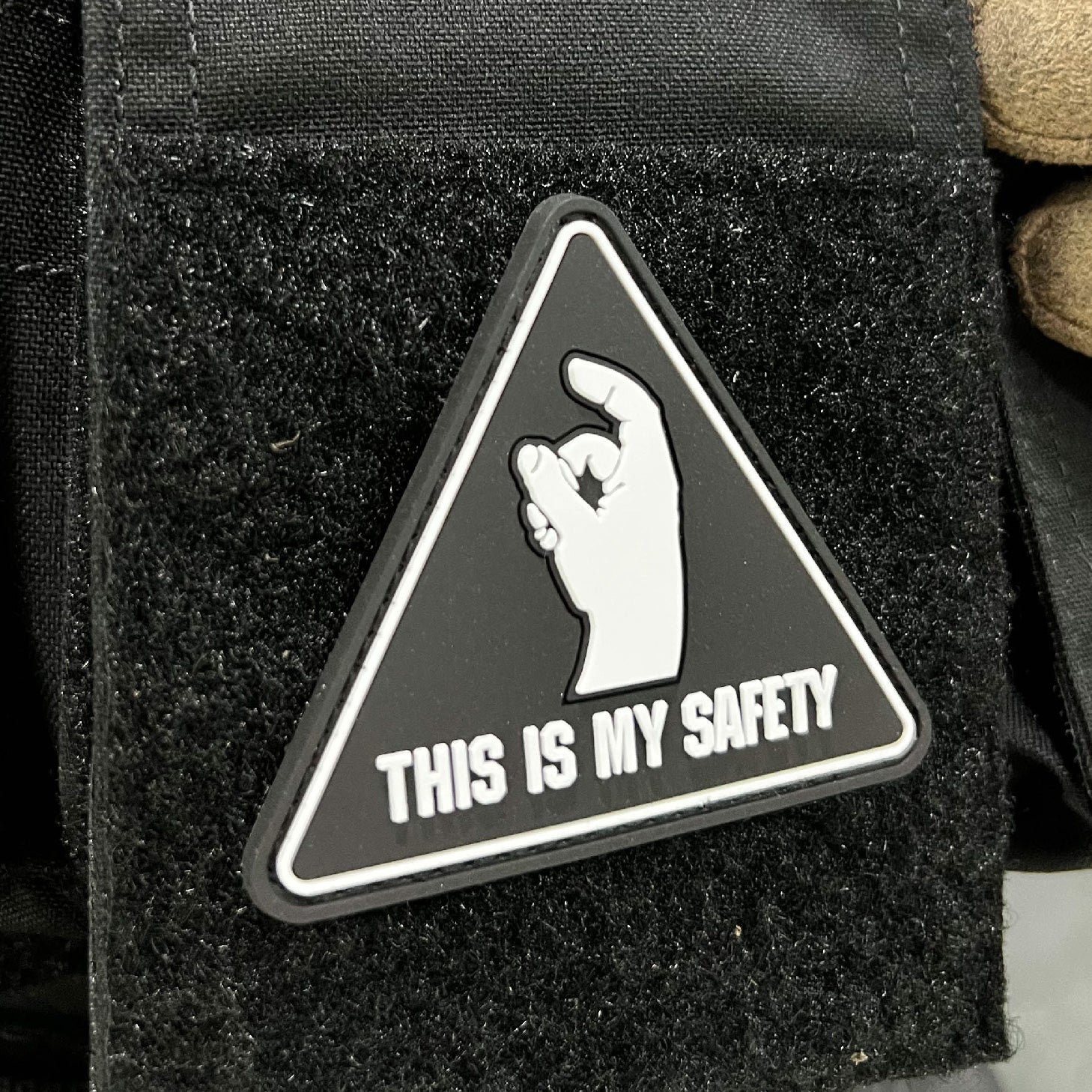 แพทซ์เวลโคร VALOR PX - PVC Patches this is my safety - black อาร์มพีวีซี ติดแขน