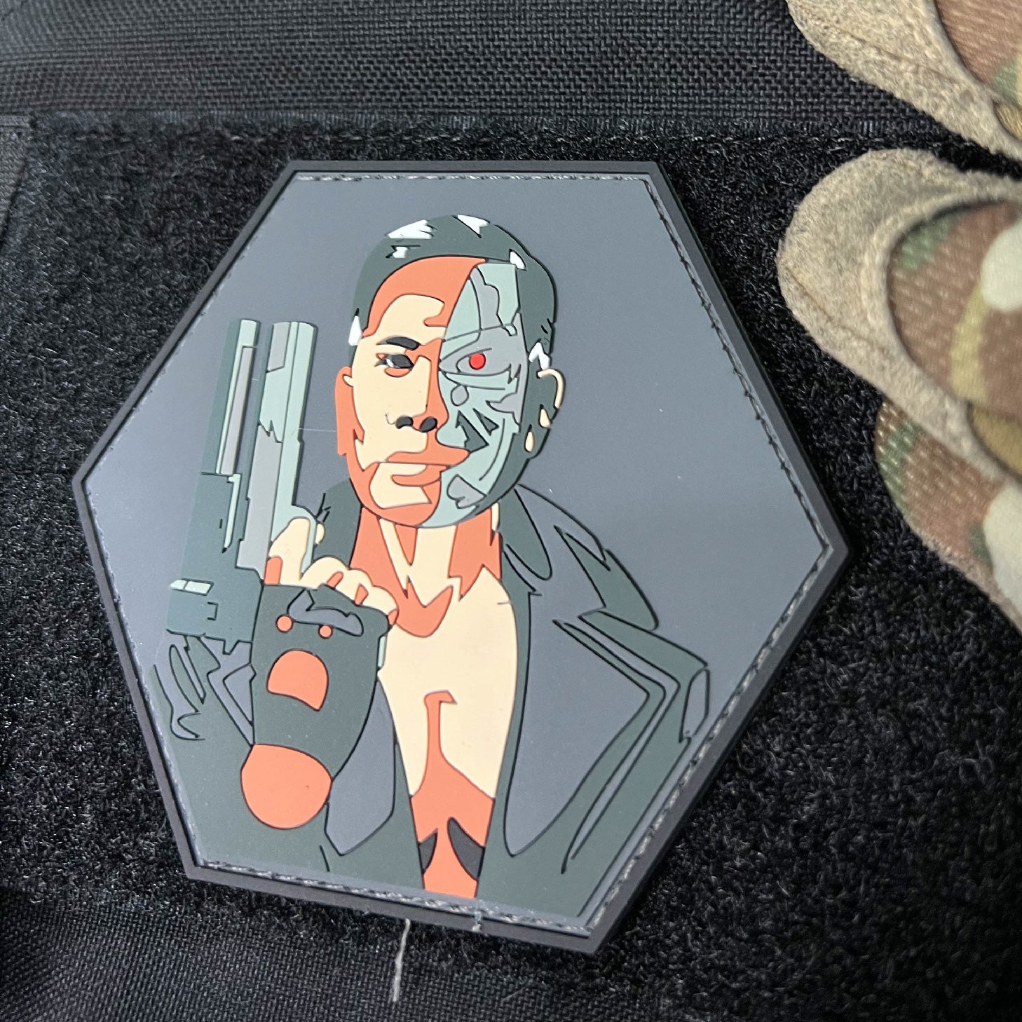 แพทซ์เวลโคร VALOR PX - PVC Patches จอมพล ป. T800 หกเหลี่ยม - Valor Story อาร์มพีวีซี ติดแขน