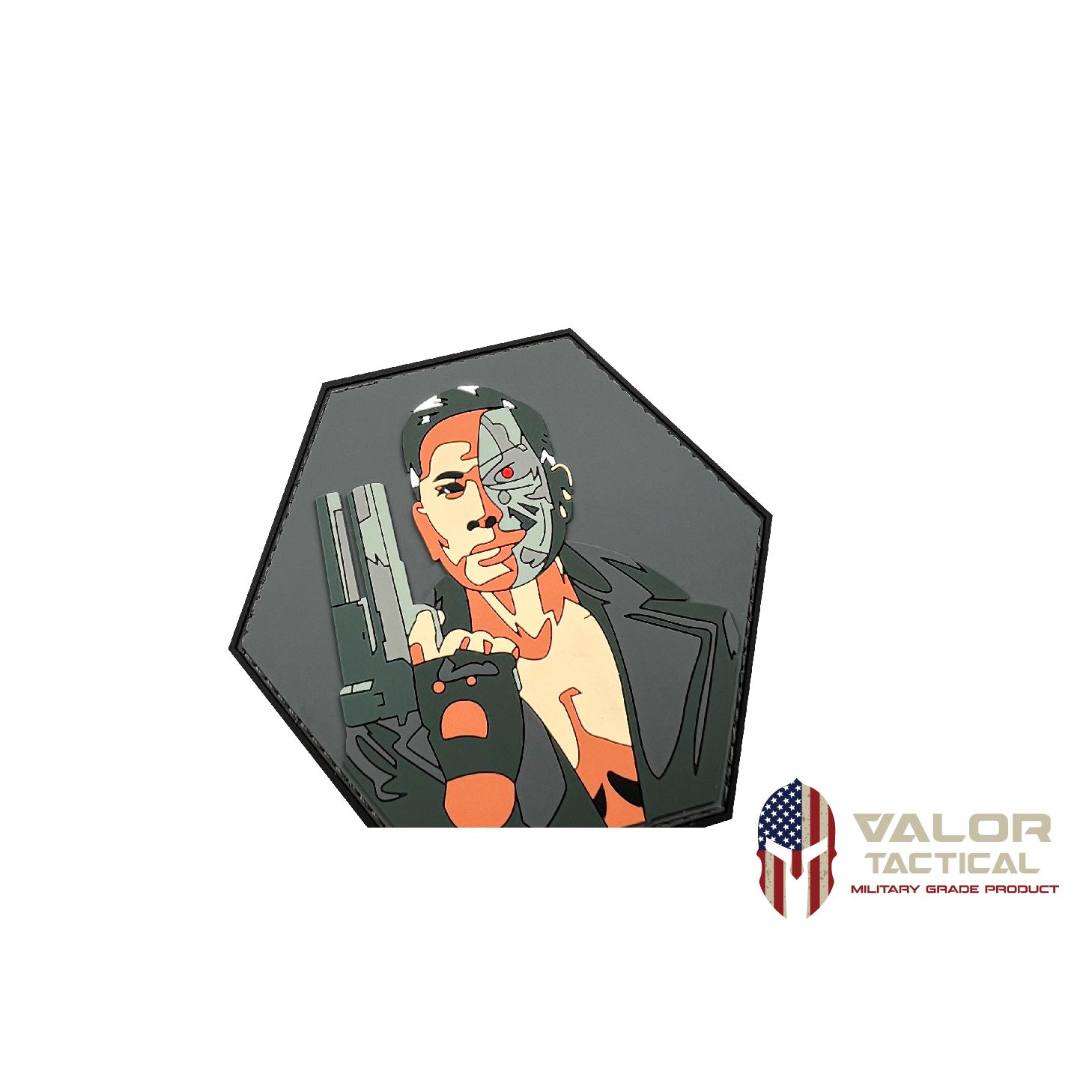 แพทซ์เวลโคร VALOR PX - PVC Patches จอมพล ป. T800 หกเหลี่ยม - Valor Story อาร์มพีวีซี ติดแขน