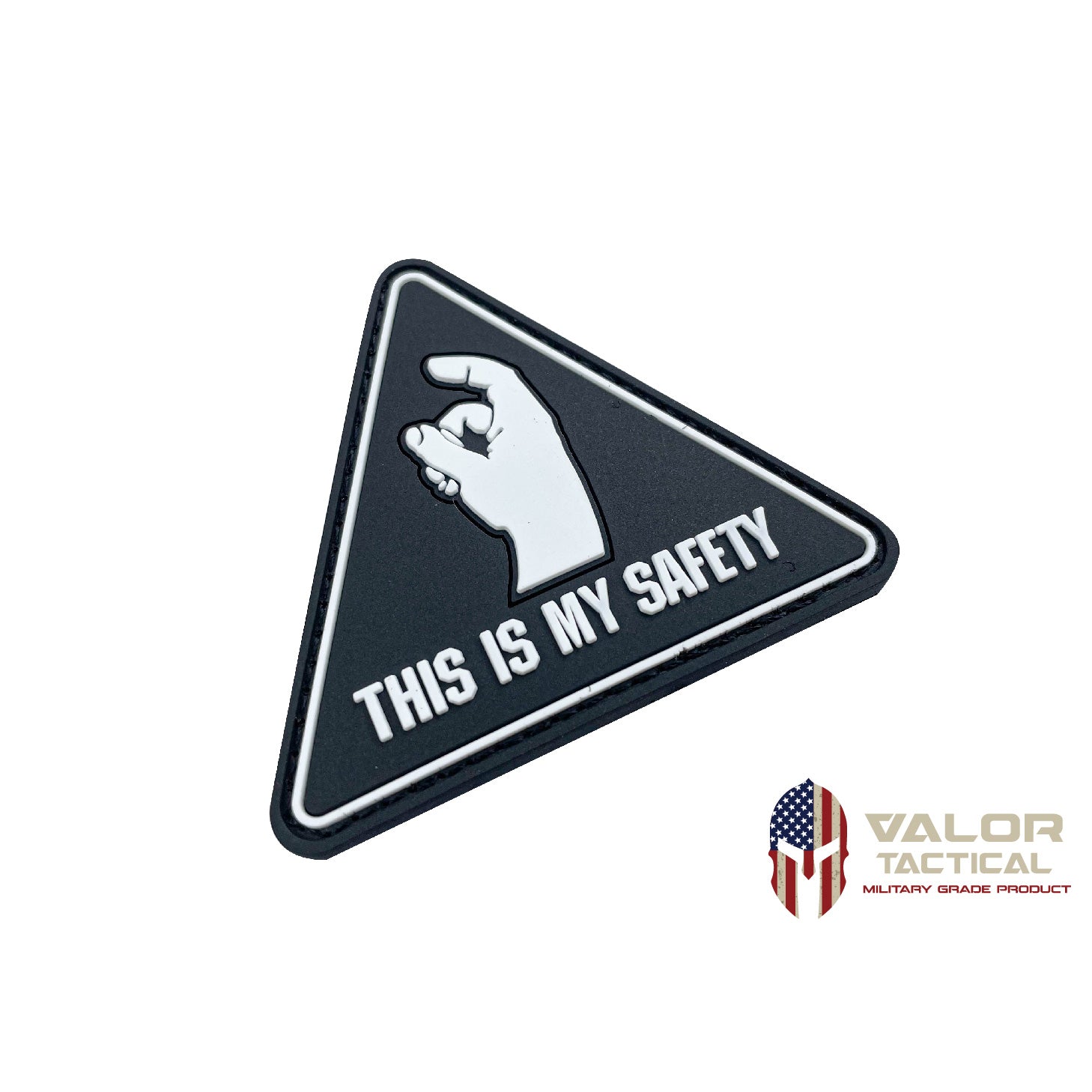 แพทซ์เวลโคร VALOR PX - PVC Patches this is my safety - black อาร์มพีวีซี ติดแขน