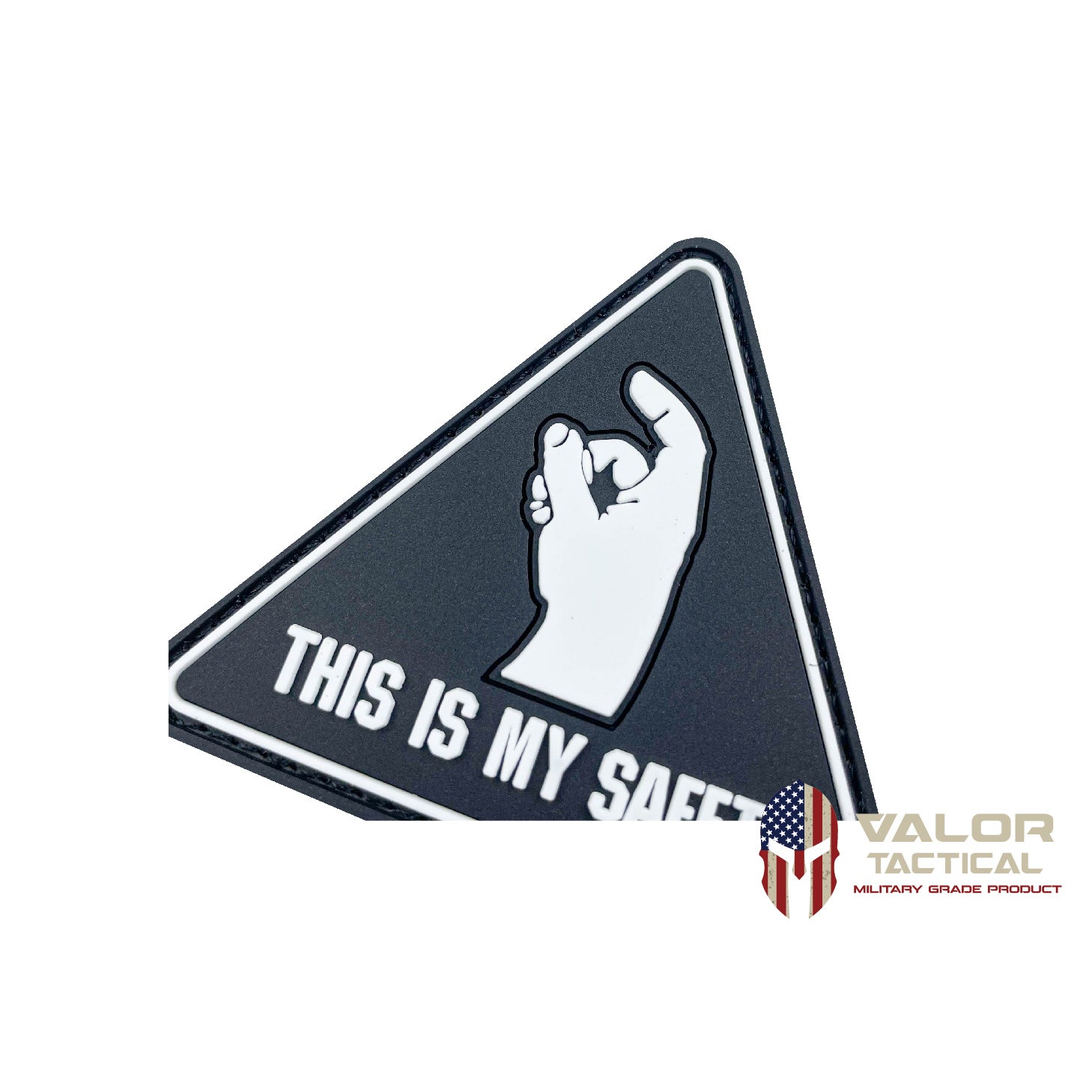 แพทซ์เวลโคร VALOR PX - PVC Patches this is my safety - black อาร์มพีวีซี ติดแขน
