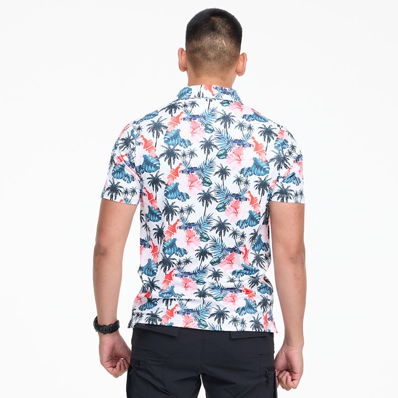 เสื้อฮาวาย VALOR PX - Sniper Vibe Polo Hawaii Shirt เสื้อใส่เที่ยว