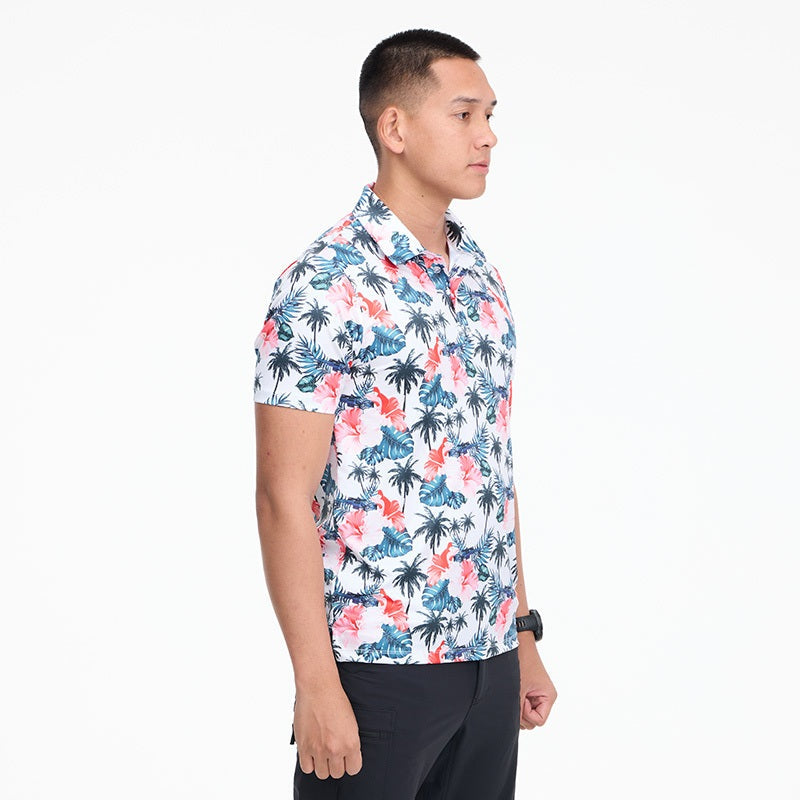 เสื้อฮาวาย VALOR PX - Sniper Vibe Polo Hawaii Shirt เสื้อใส่เที่ยว