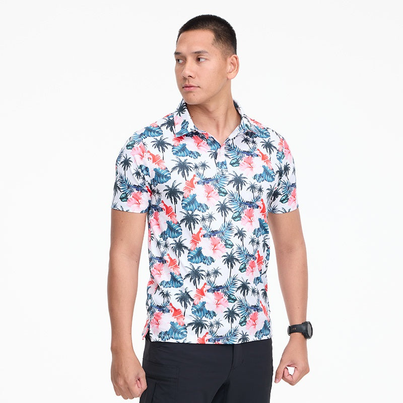 เสื้อฮาวาย VALOR PX - Sniper Vibe Polo Hawaii Shirt เสื้อใส่เที่ยว