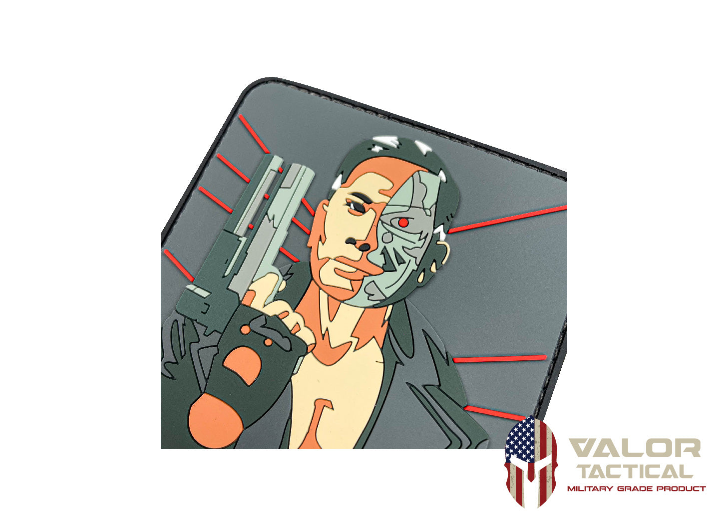 แพทซ์เวลโคร VALOR PX - PVC Patches จอมพล ป. T800 สี่เหลี่ยม - Valor Story อาร์มพีวีซี ติดแขน