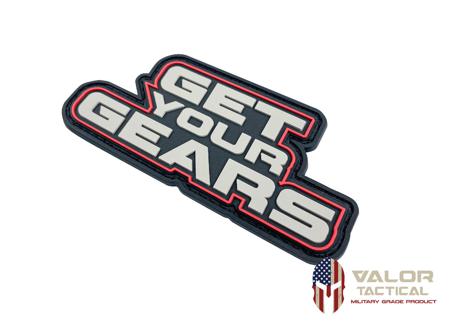 แพทซ์เวลโคร VALOR PX - PVC Patches Get your Gear Original Logo อาร์มพีวีซี ติดแขน