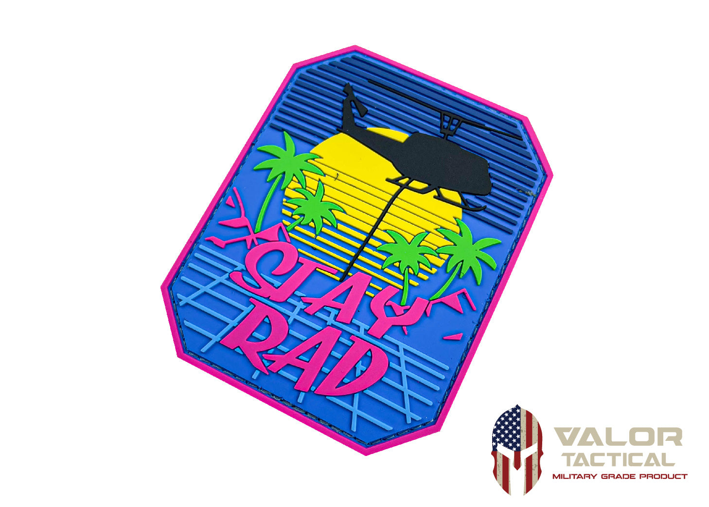 แพทซ์เวลโคร VALOR PX - PVC Patches Stay Rad V.1 อาร์มพีวีซี ติดแขน