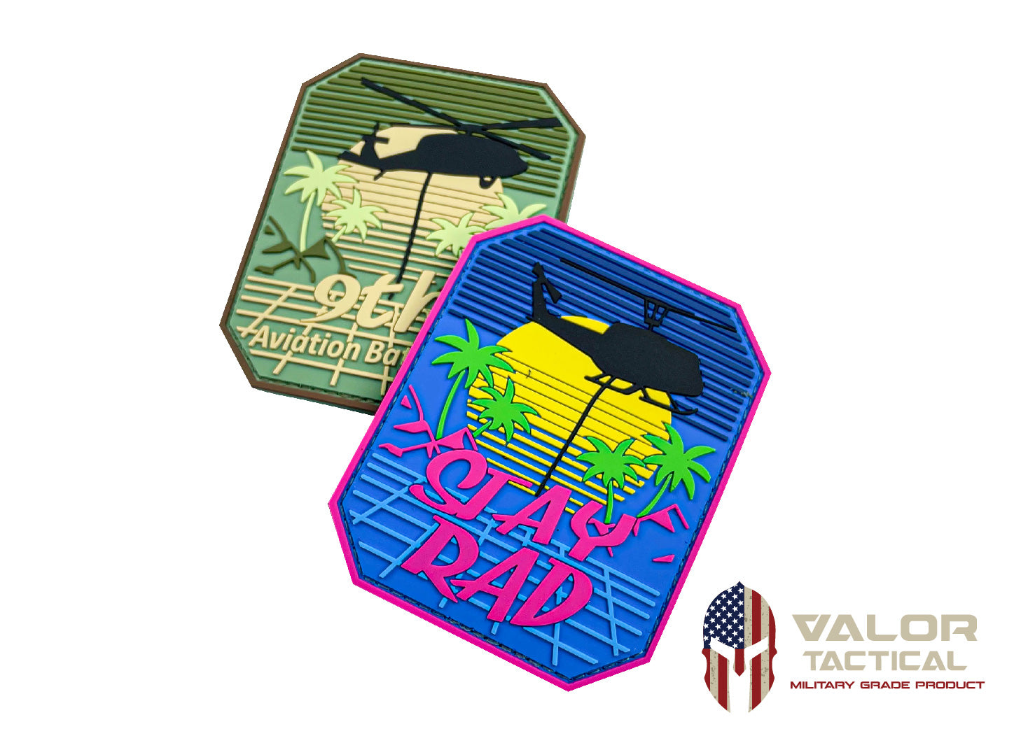 แพทซ์เวลโคร VALOR PX - PVC Patches Stay Rad V.1 อาร์มพีวีซี ติดแขน