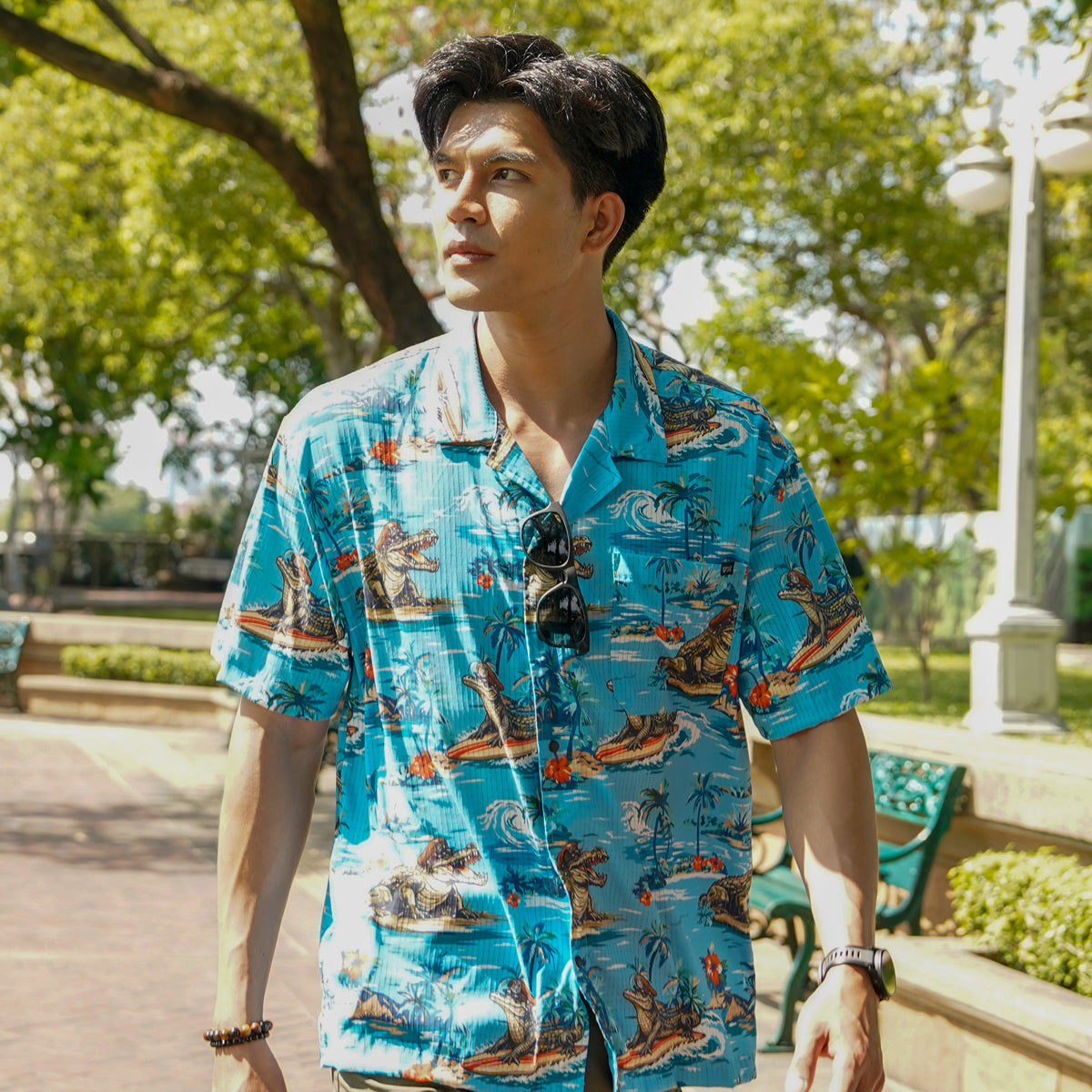 หรวจลาว - แข่น้ำเค็ม Hawaii Shirt