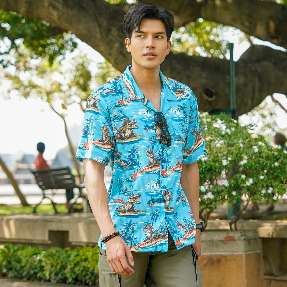 หรวจลาว - แข่น้ำเค็ม Hawaii Shirt