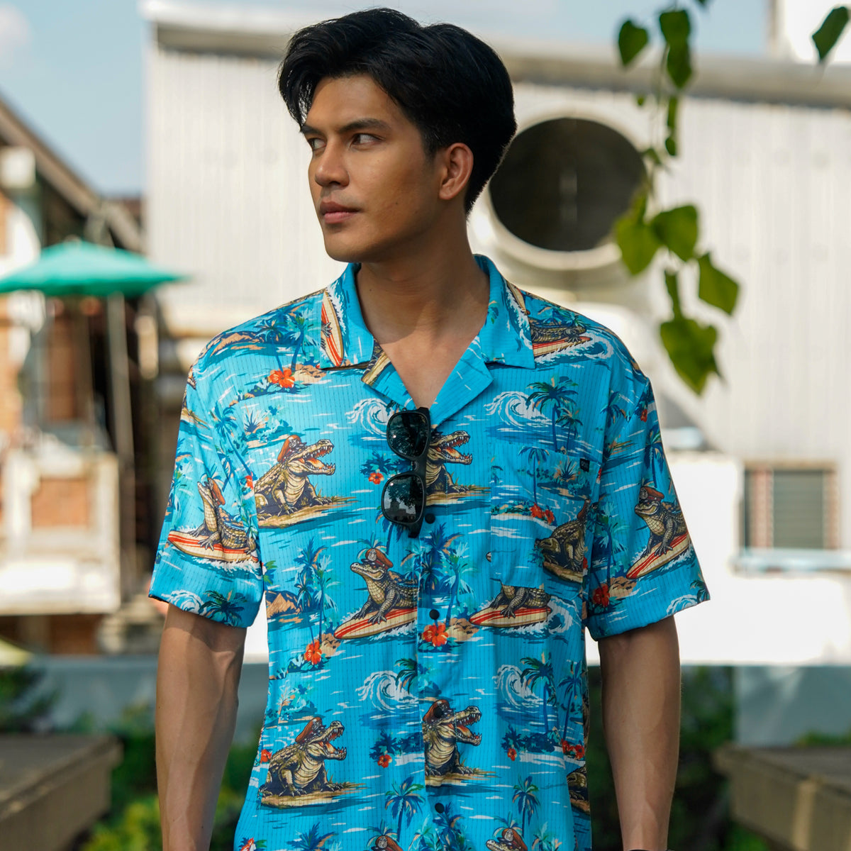 หรวจลาว - แข่น้ำเค็ม Hawaii Shirt