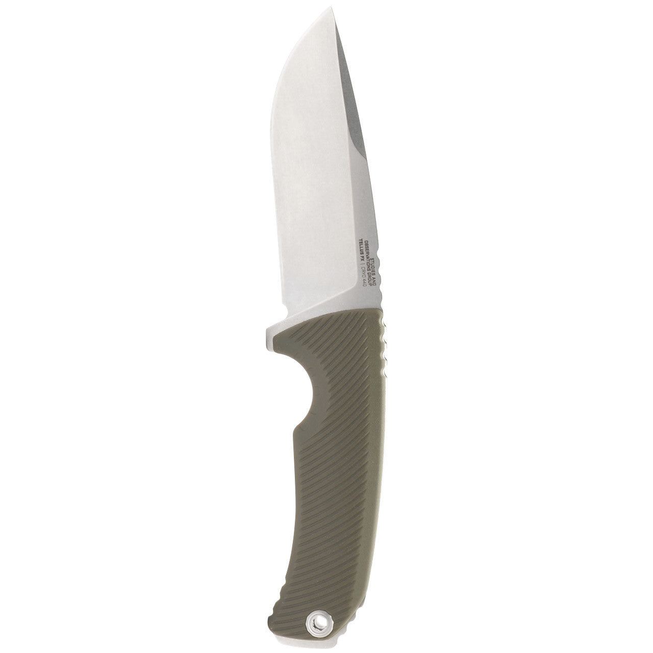 SOG Tellus FX - Olive Drab, Outdoor Use Fixed Blade Knife