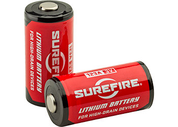 SUREFIRE - 123A LITHIUM BATTERIES PACK ( 12PC / PACK ) - back view