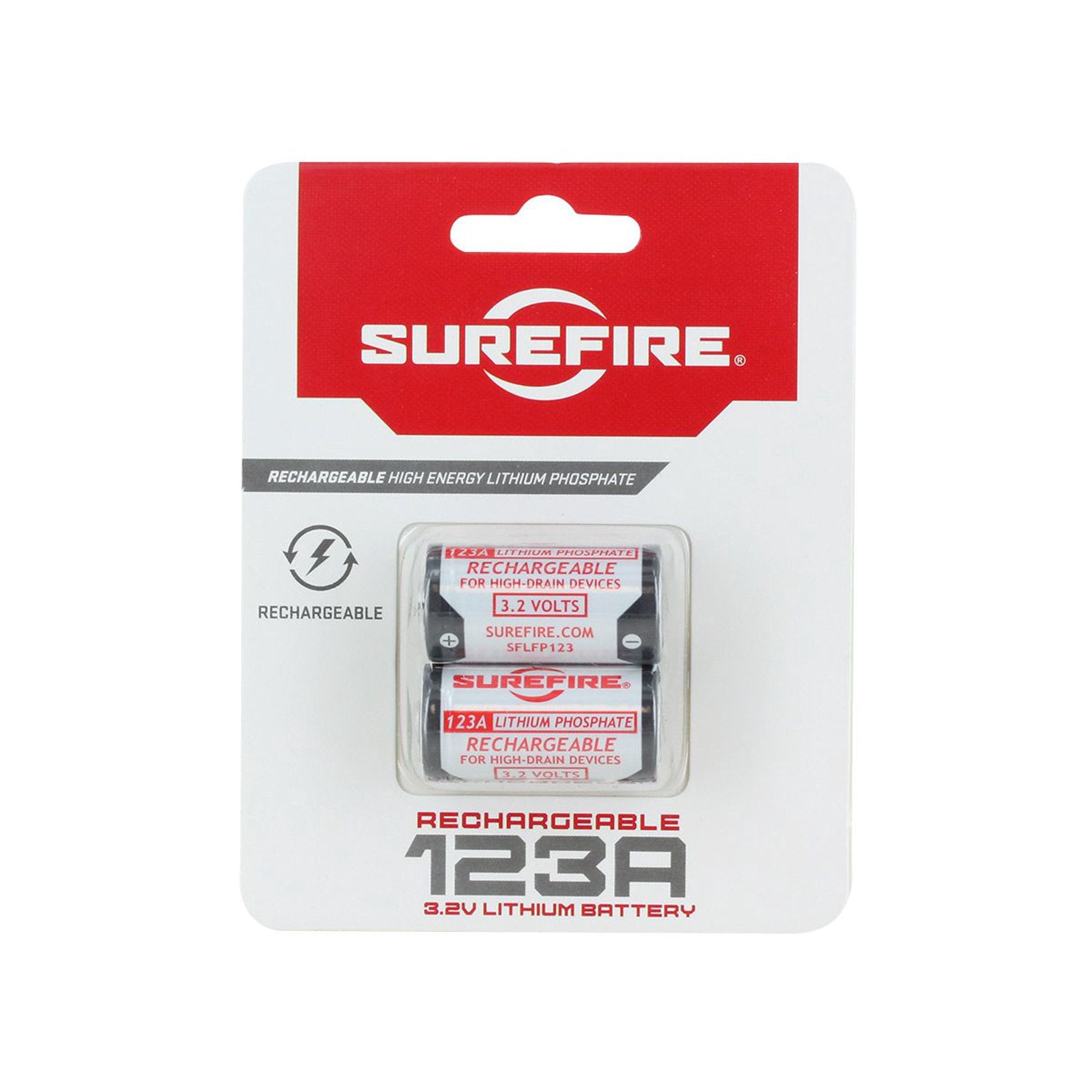 SUREFIRE - 123A RECHARGEABLE BATTERIES