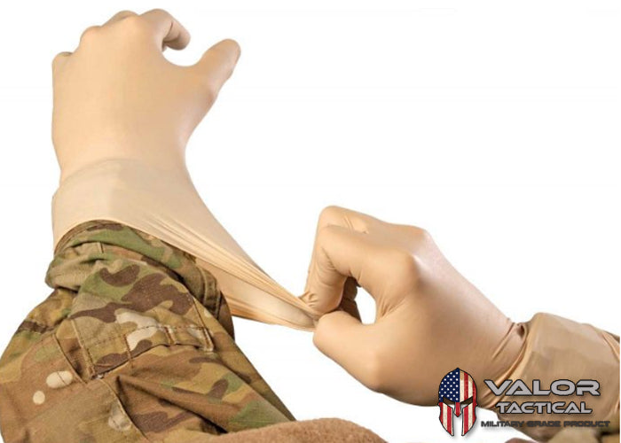 North American Rescue - Pack, Glove Sand Bear Claw - Medium (Pk of 25)