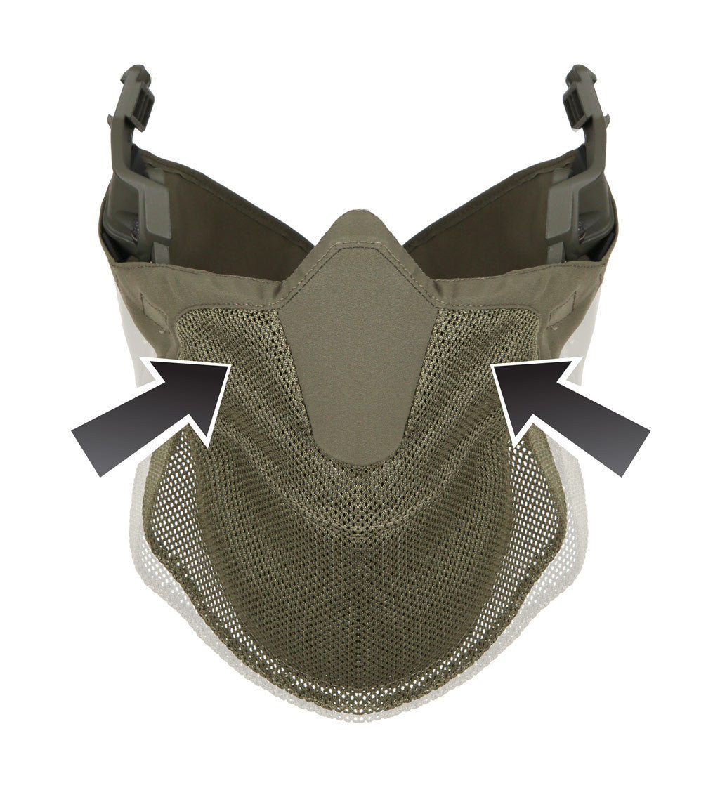 Ops Core - FORCE-ON-FORCE MANDIBLE  [ Black]
