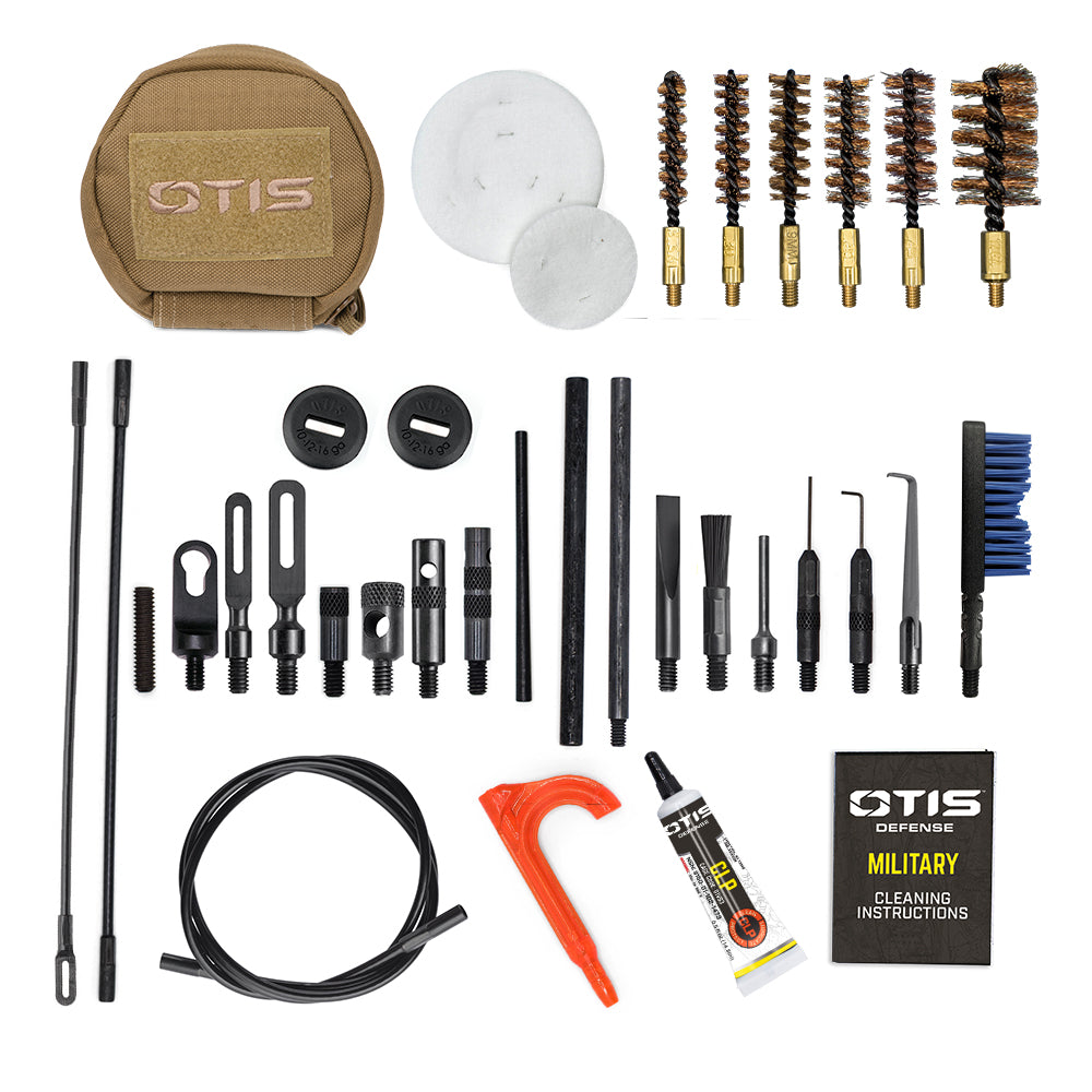 OTIS - DELUXE MILITARY CLEANING KIT (for9mm/.45/12GA/5.56/7.62)