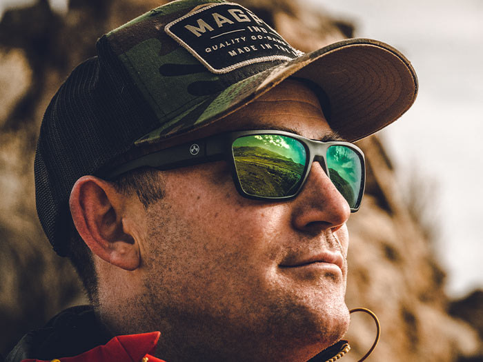 Magpul - Pivot Eyewear, Polarized - Black Frame, Gray Green Lens