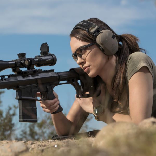 Walker's Razor Patriot Series Electronic Muffs W/Patches