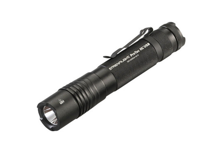 ProTac HL USB - Includes USB cord and nylon holster. Black