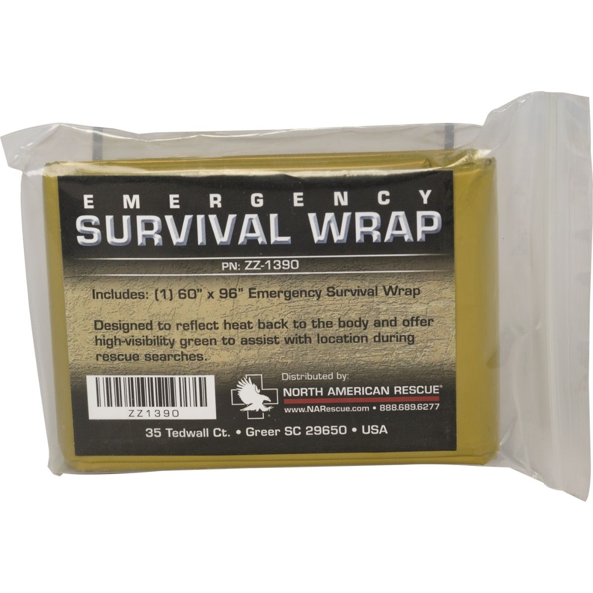 North American Rescue Emergency Survival Wrap
