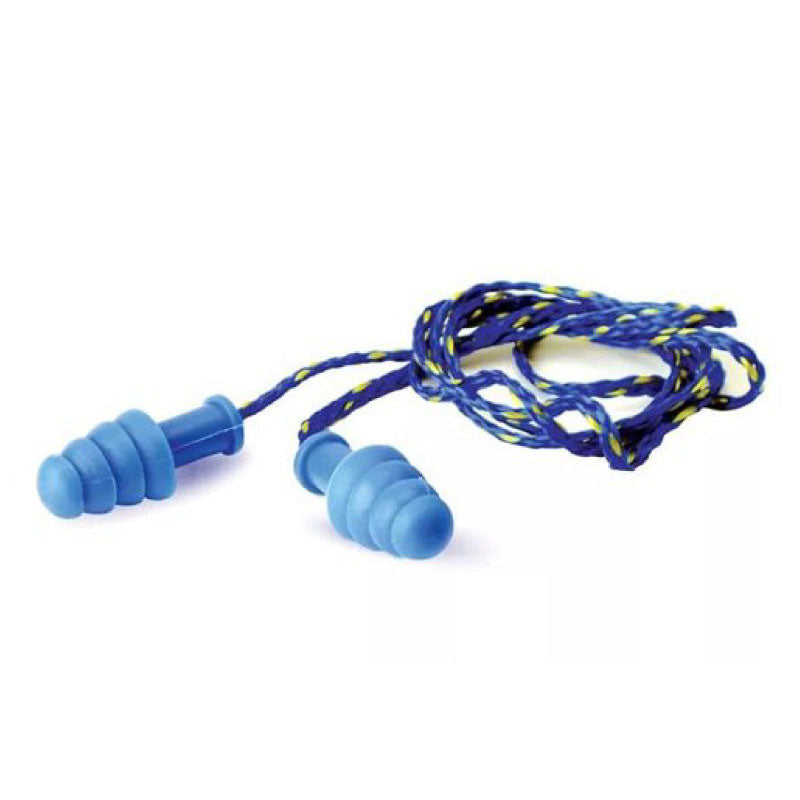 Walker's Contour Rubber Ear Plugs [Blue]