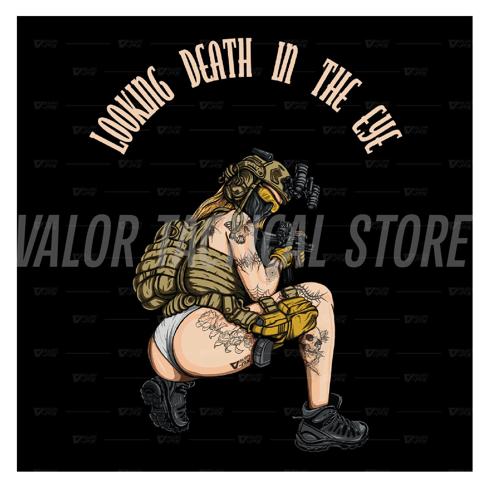 Valor PX Looking Death In The Eye T-Shirt