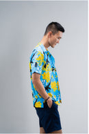 Valor PX-Hawaii-Shirt ไอยรา ห้าห้าหก [BLUE]