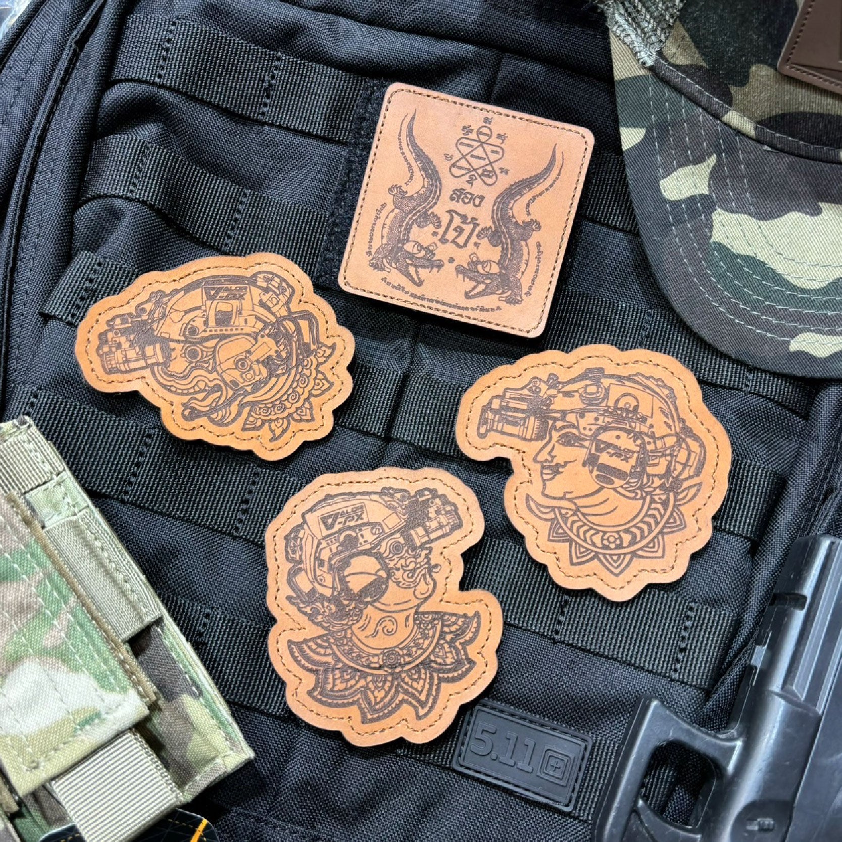 Valor PX Leather Patch ซีรีส์ รามเกียรติ์ Tactical